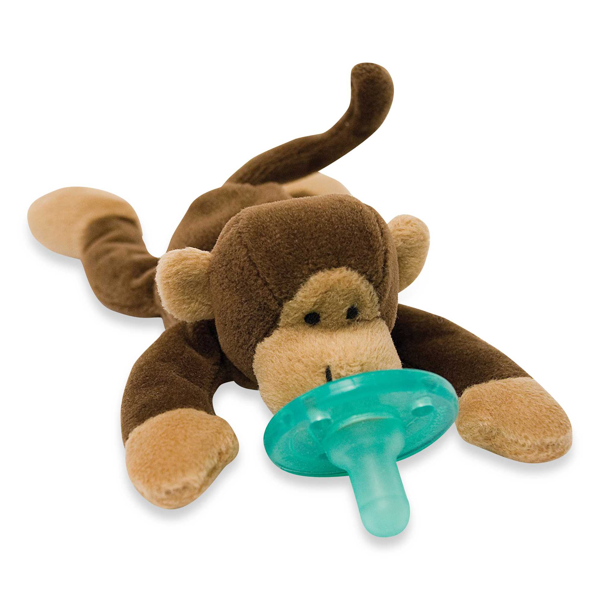 WubbaNub Monkey Infant Pacifier Little Scholars NYC